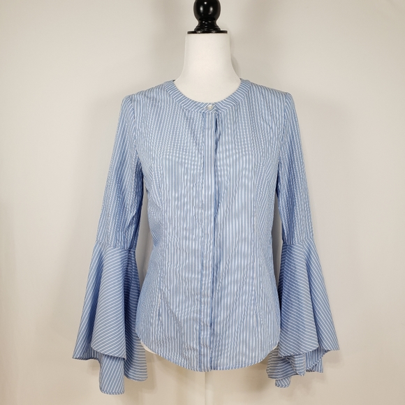 Milly 'Michelle' Blouse with Bell Sleeves - Picture 4 of 8